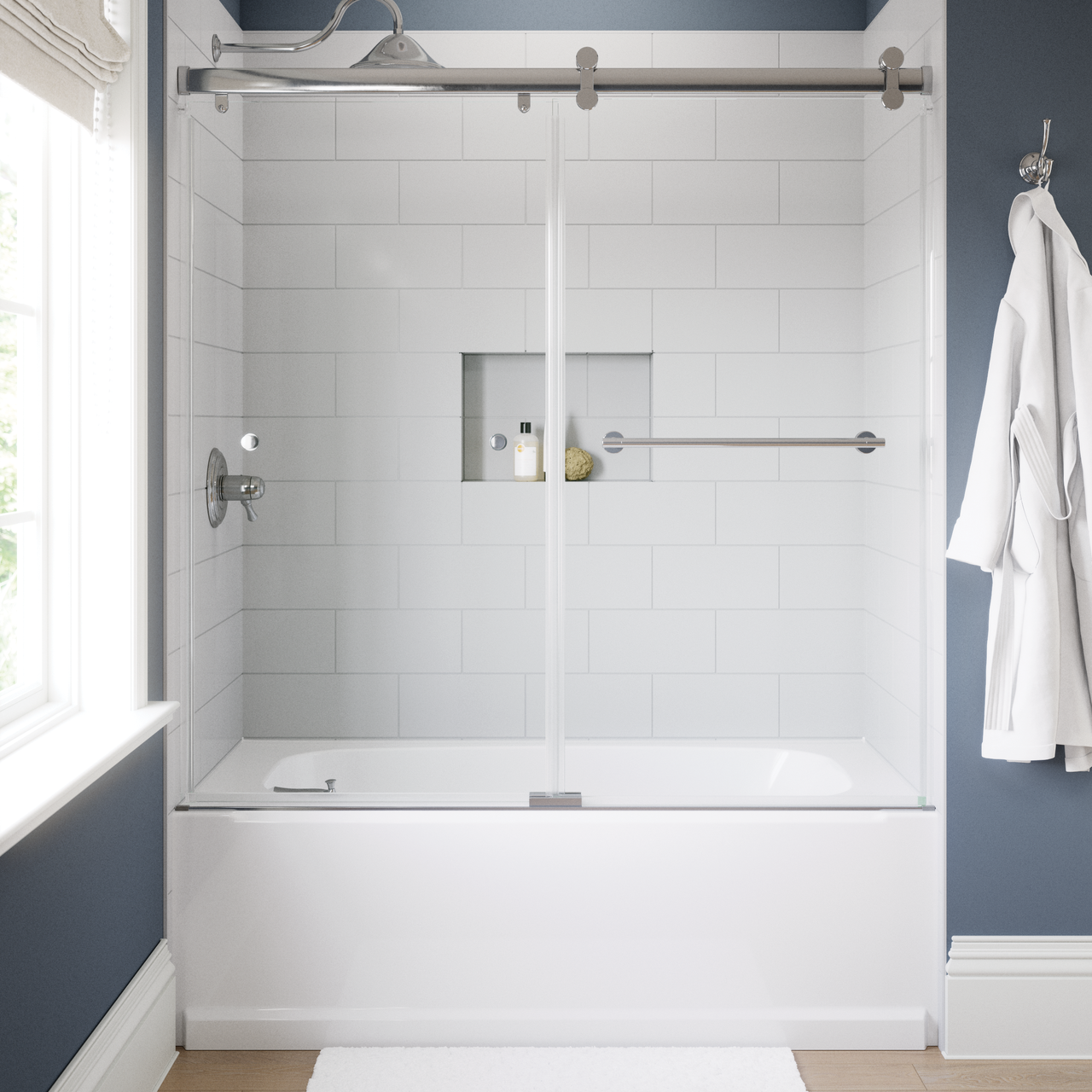 60" Shower/Tub / N/A / Chrome