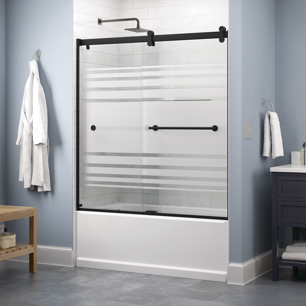 60" Bathtub / Transition / Matte Black