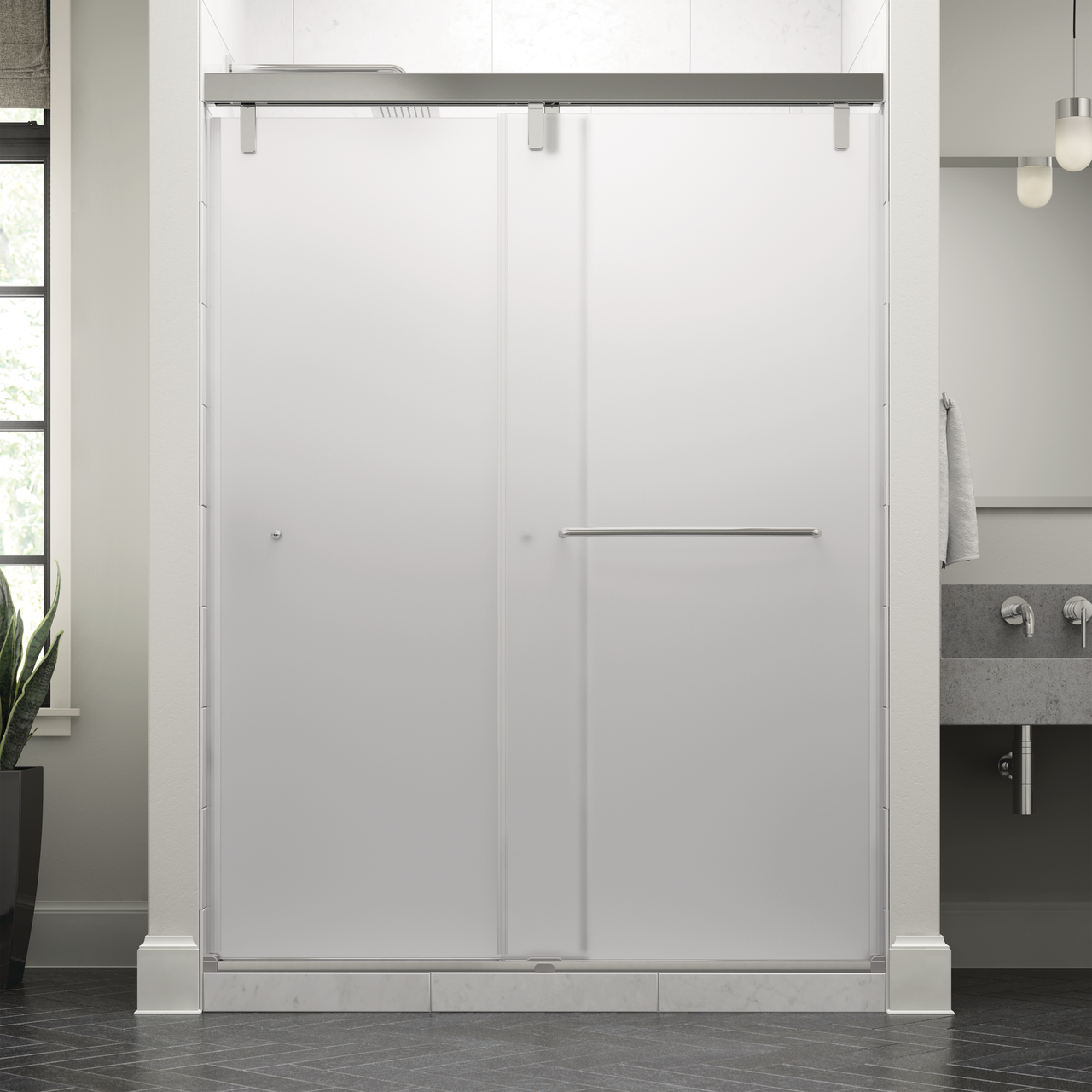 Mod 10mm Shower Door with Simplicity Handle