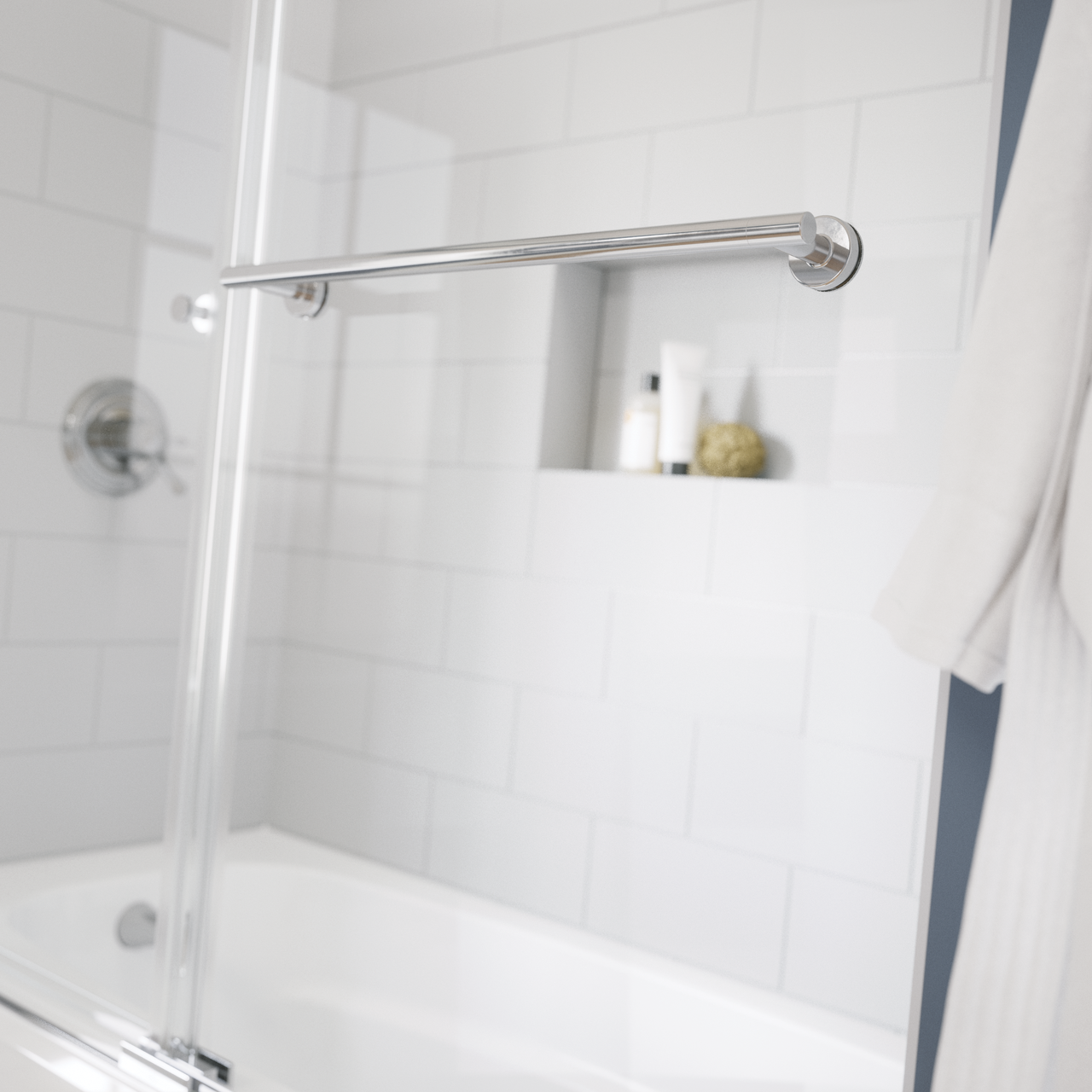 60" Shower/Tub / N/A / Chrome