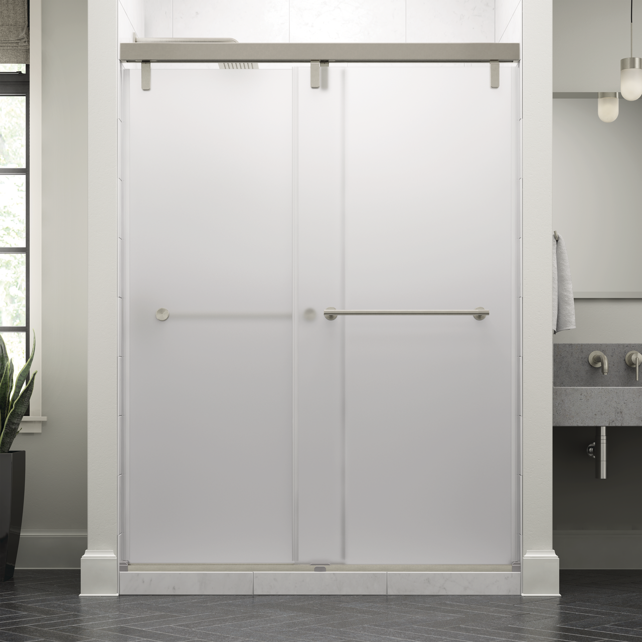 Mod 10mm Shower Door with Everly Handle