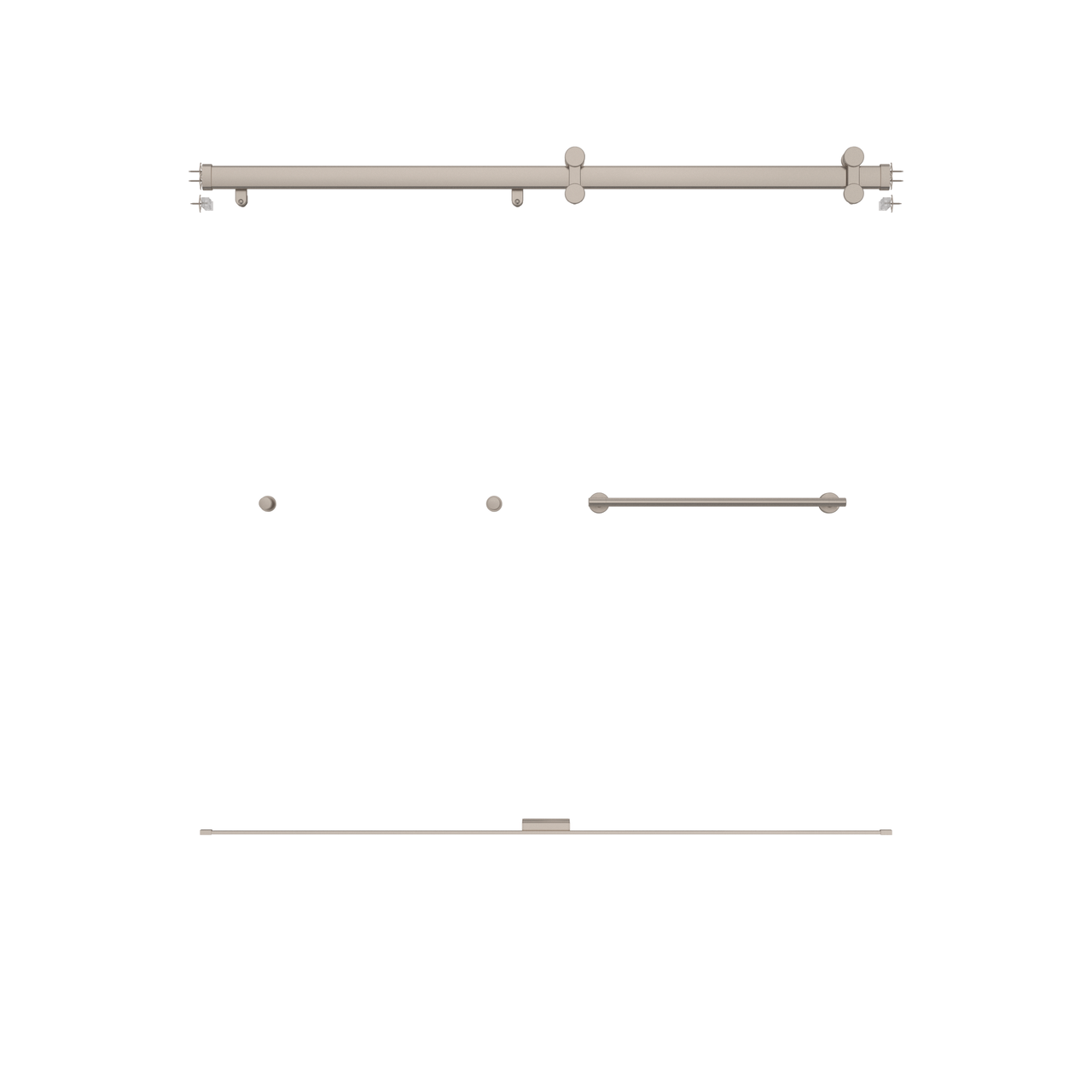 60" Shower/Tub / N/A / Brushed Nickel (Shower Door)