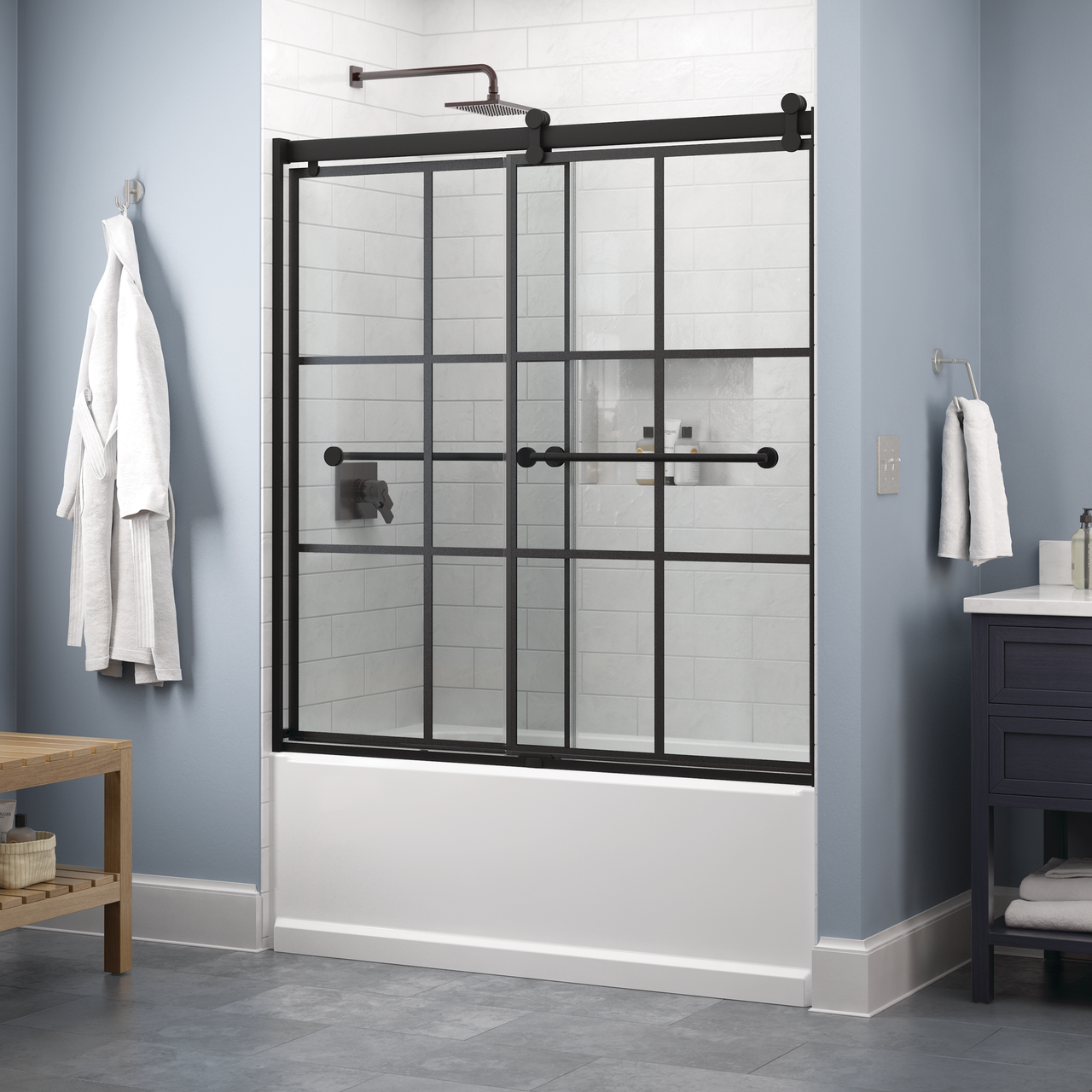 60" Bathtub / Ingot / Matte Black