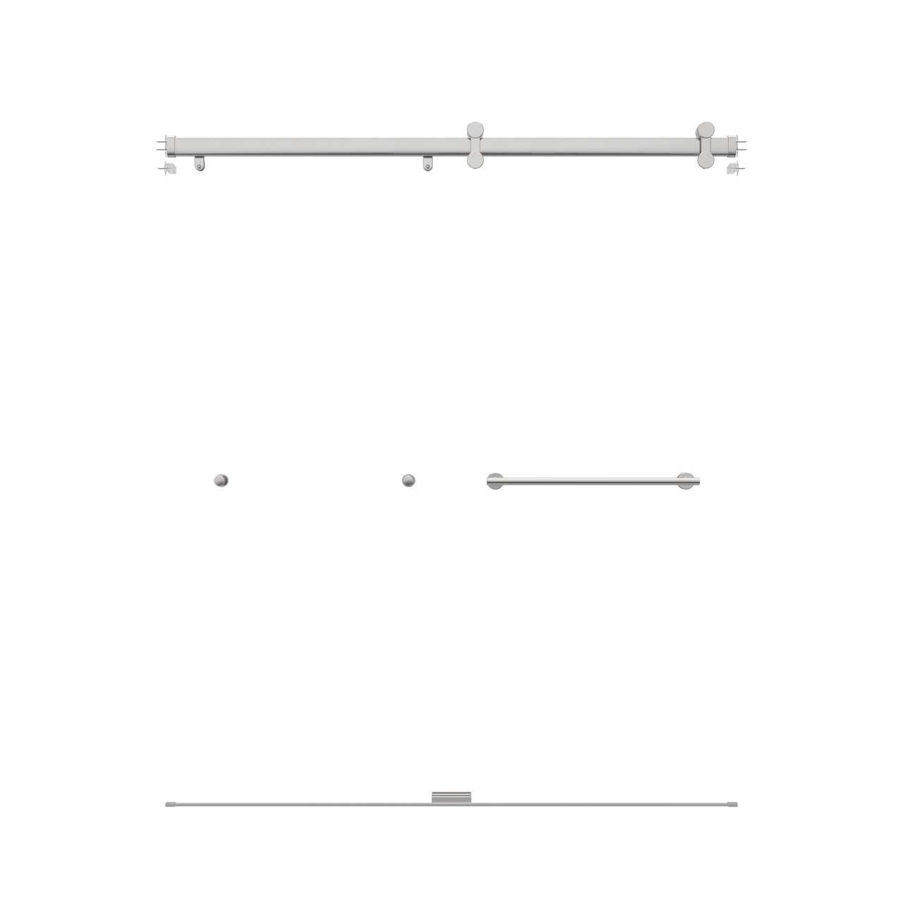 60" Shower/Tub / N/A / Chrome