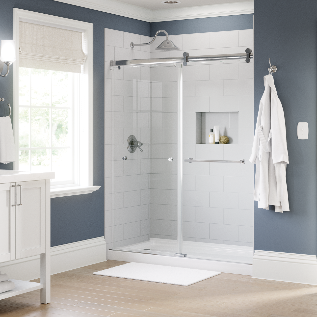 60" Shower/Tub / N/A / Chrome