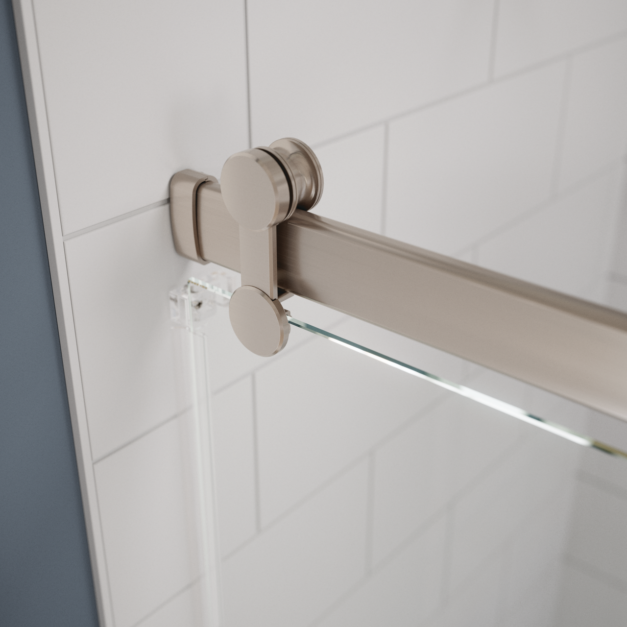 60" Shower / Clear / Brushed Nickel (Shower Door)