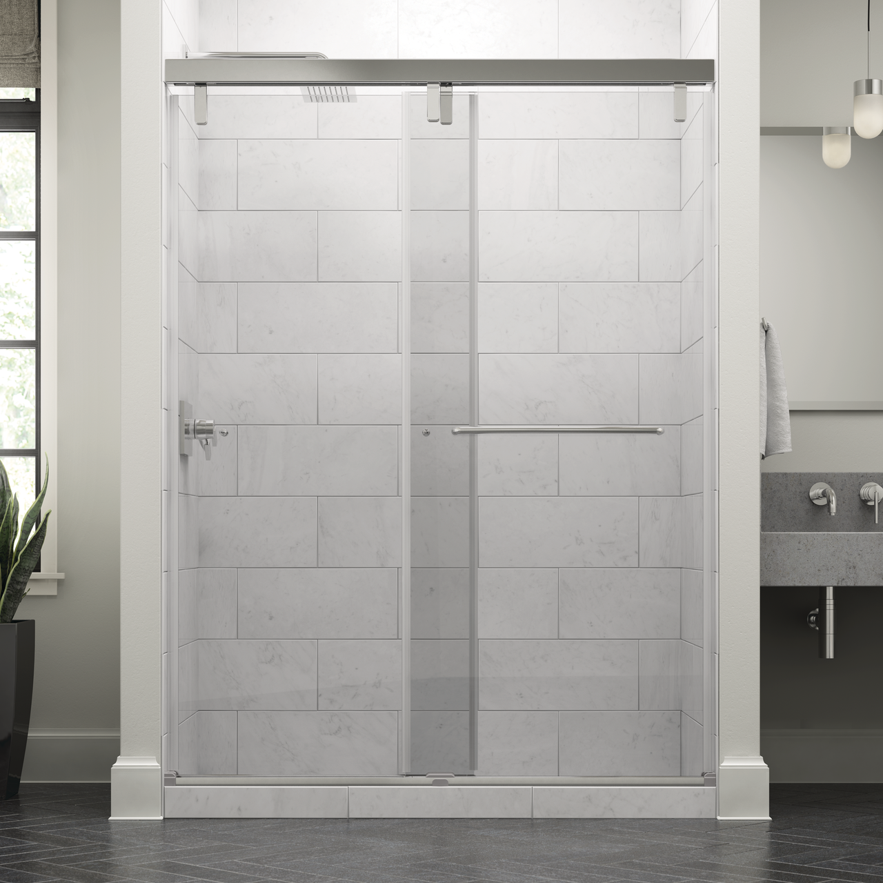 Mod 10mm Shower Door with Simplicity Handle