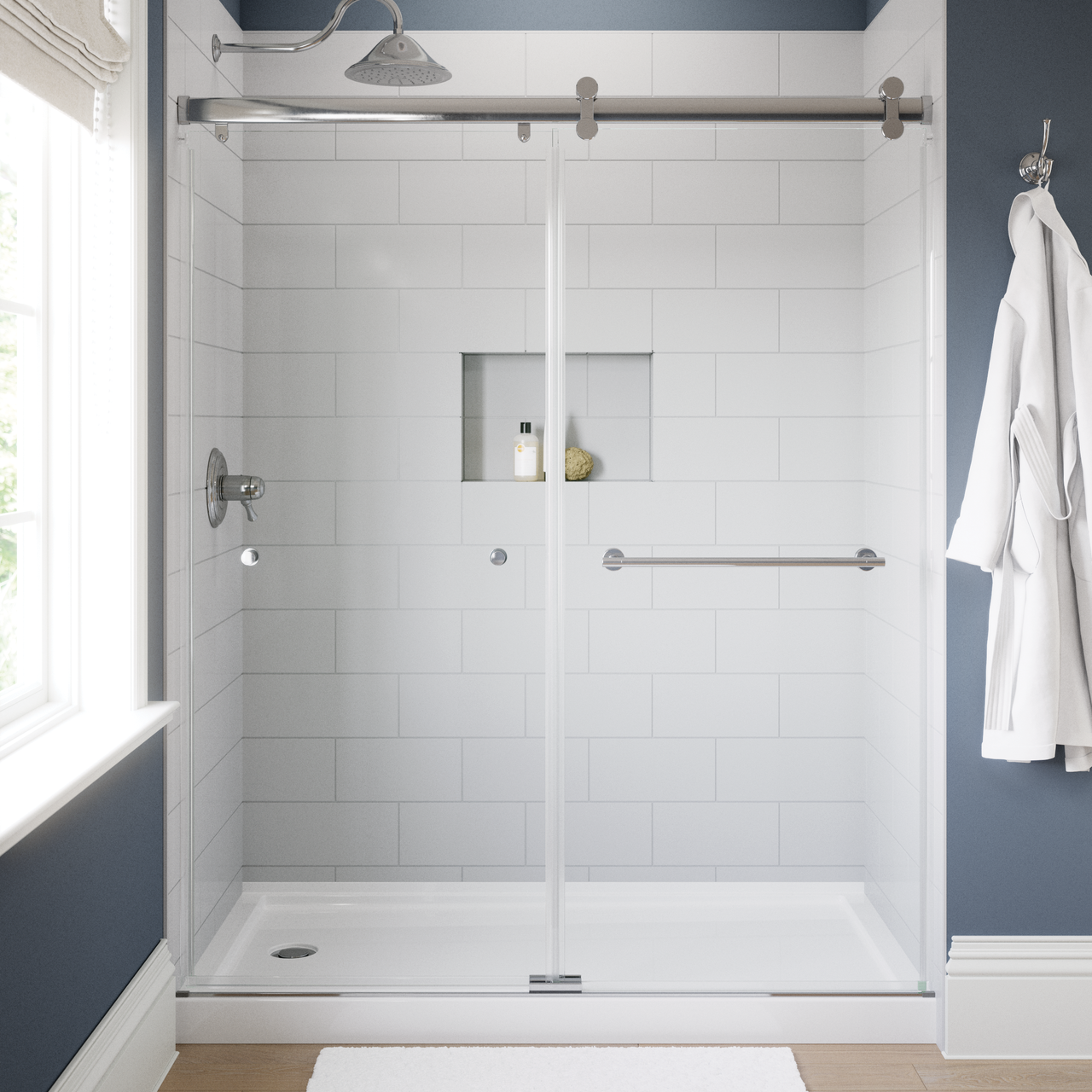 60" Shower/Tub / N/A / Chrome