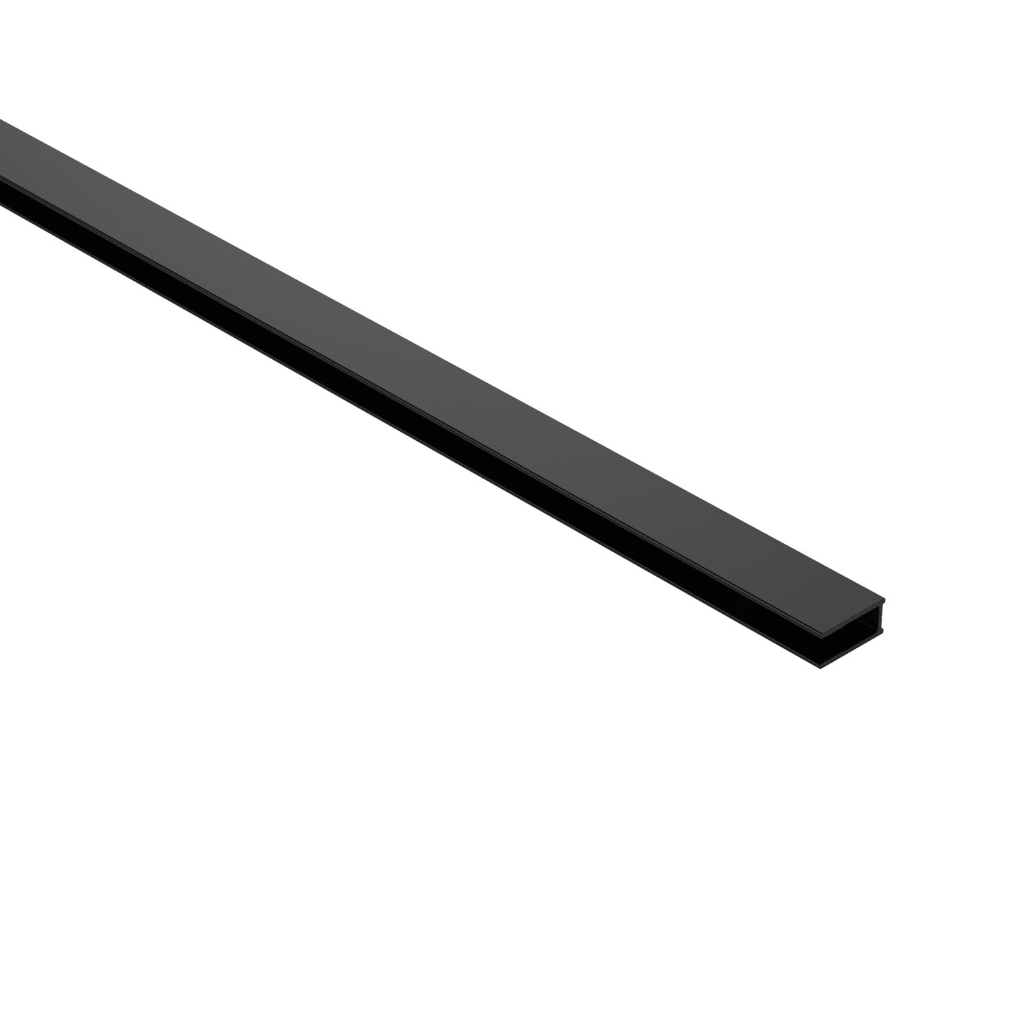 Wilder Fixed Panel Wall Jamb in Matte Black