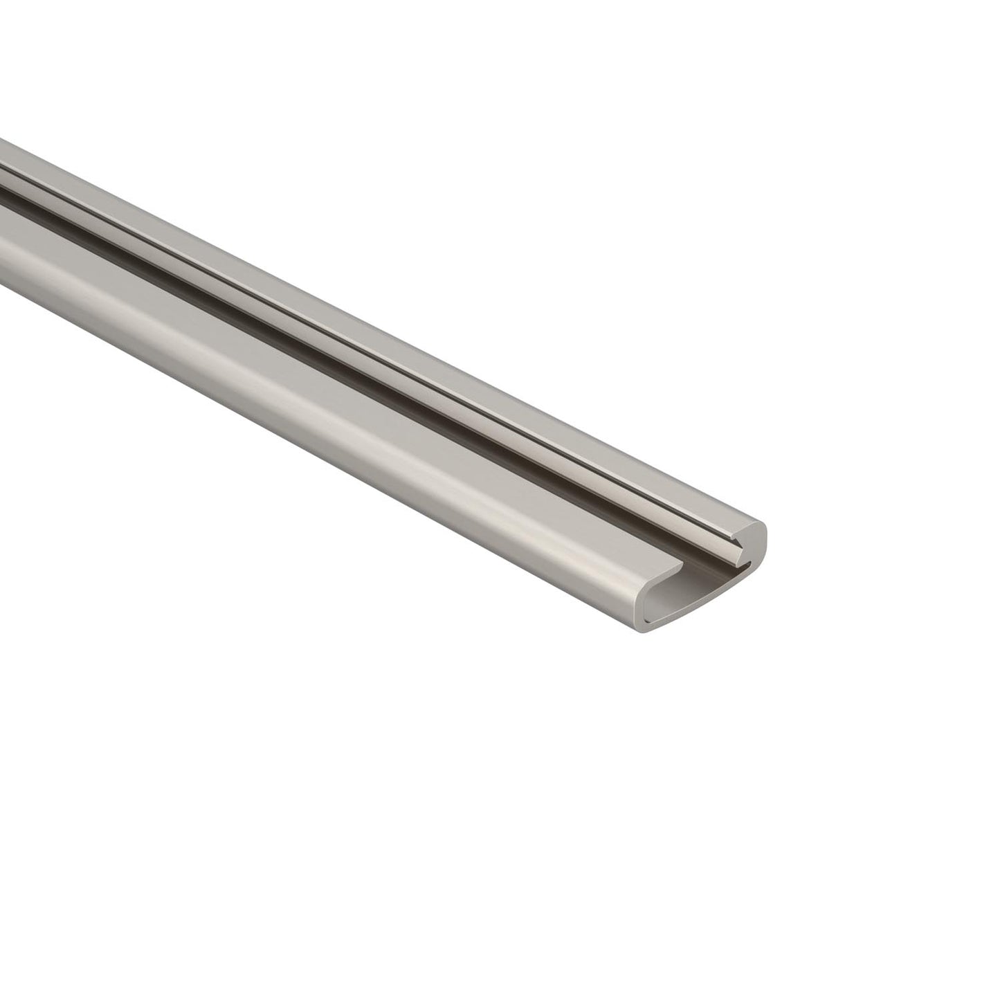 Top track in satin nickel