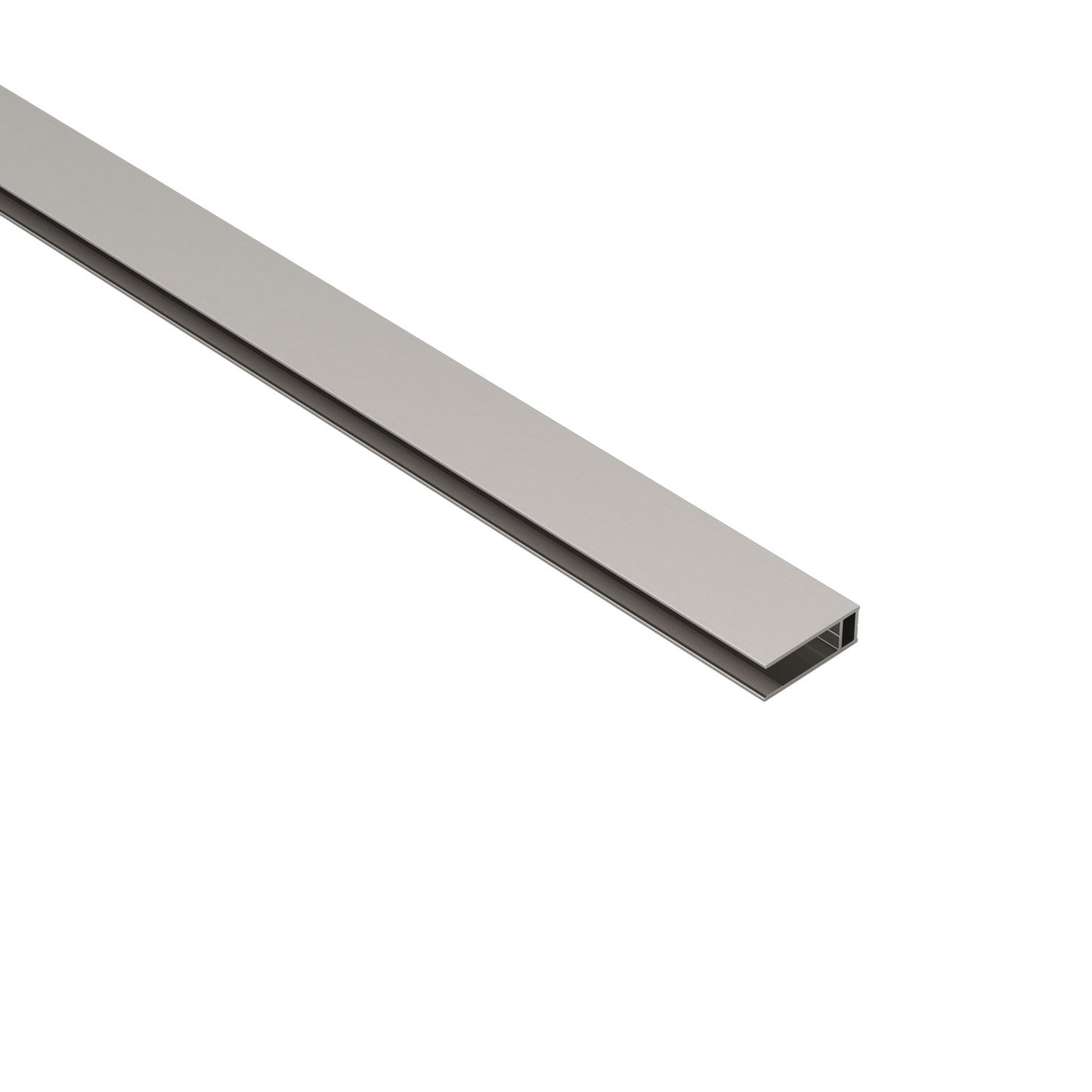 Callidora Fixed Panel Wall Jamb in Satin Nickel