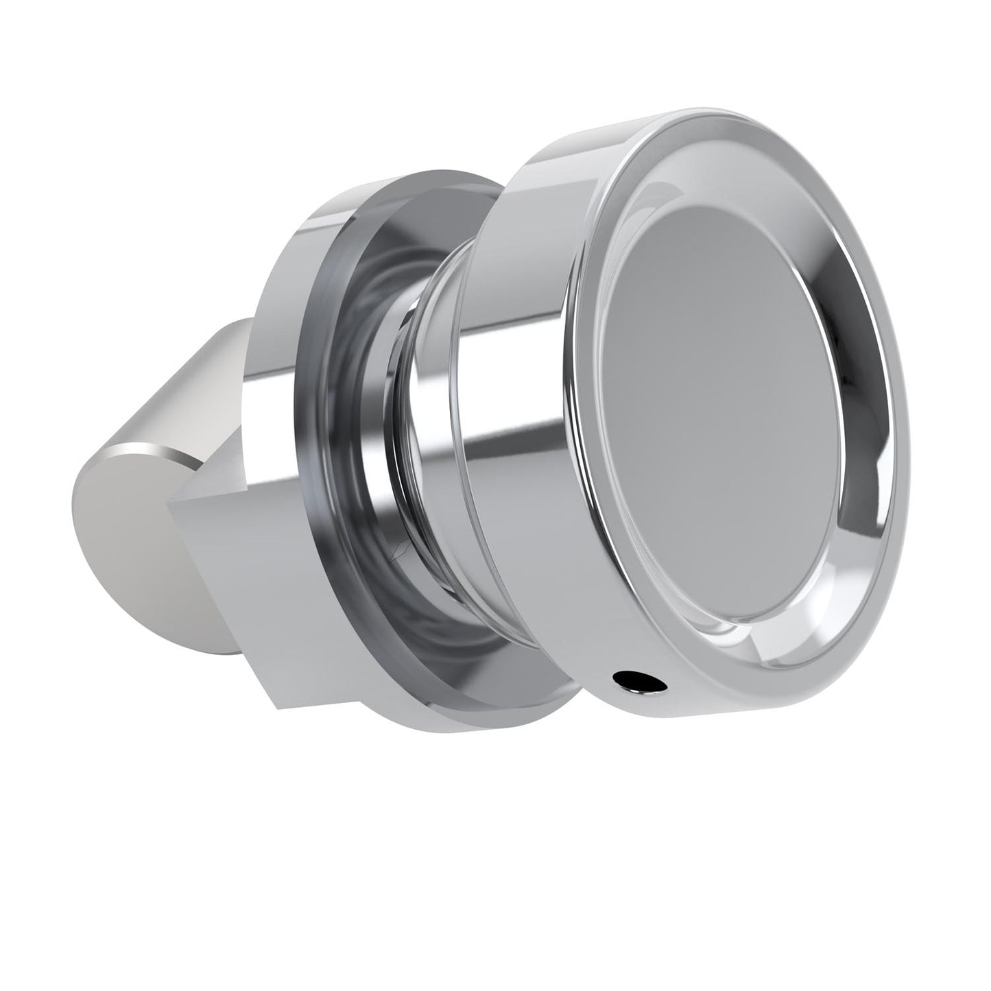 Cordero Fixed Panel Bracket in Polished Chrome