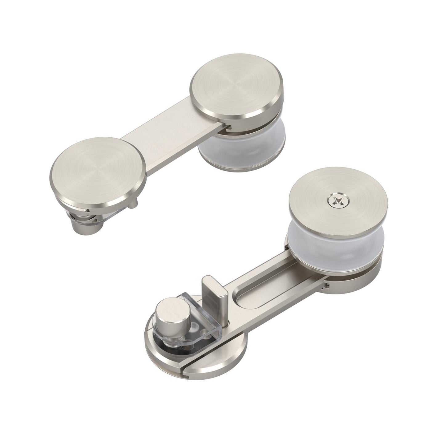 outer roller in satin nickel