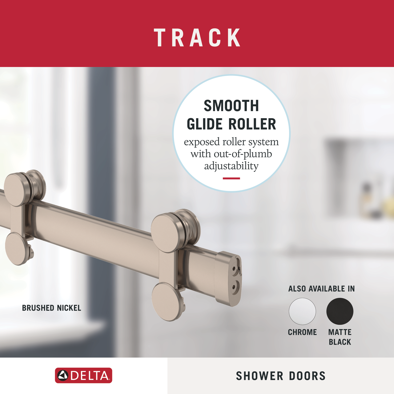 60" Shower / Clear / Brushed Nickel (Shower Door)
