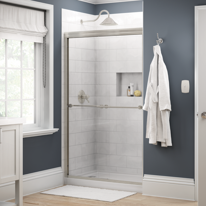 Traditional 6mm Shower Door with Everly Handle
