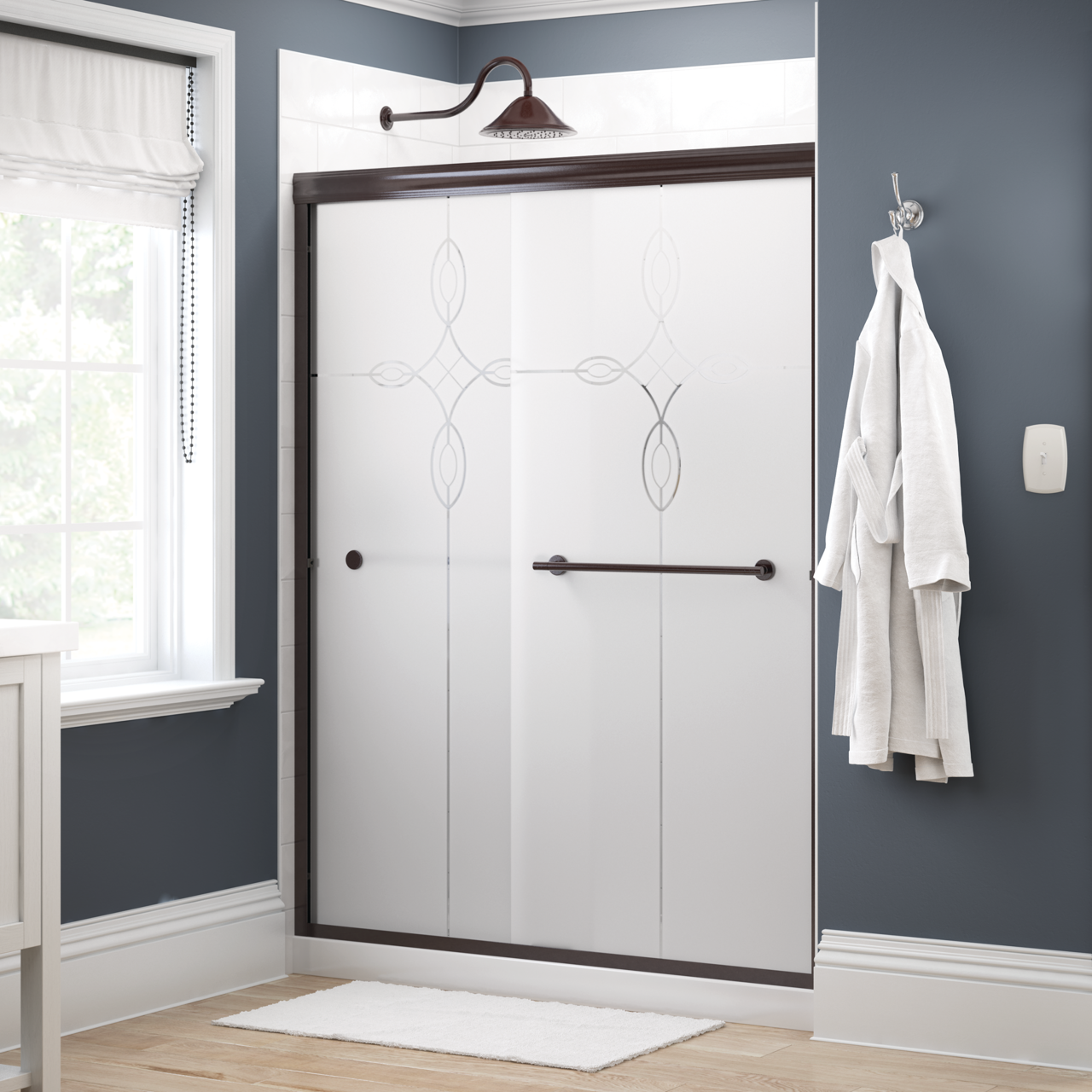 60" Shower / Tranquility / Bronze