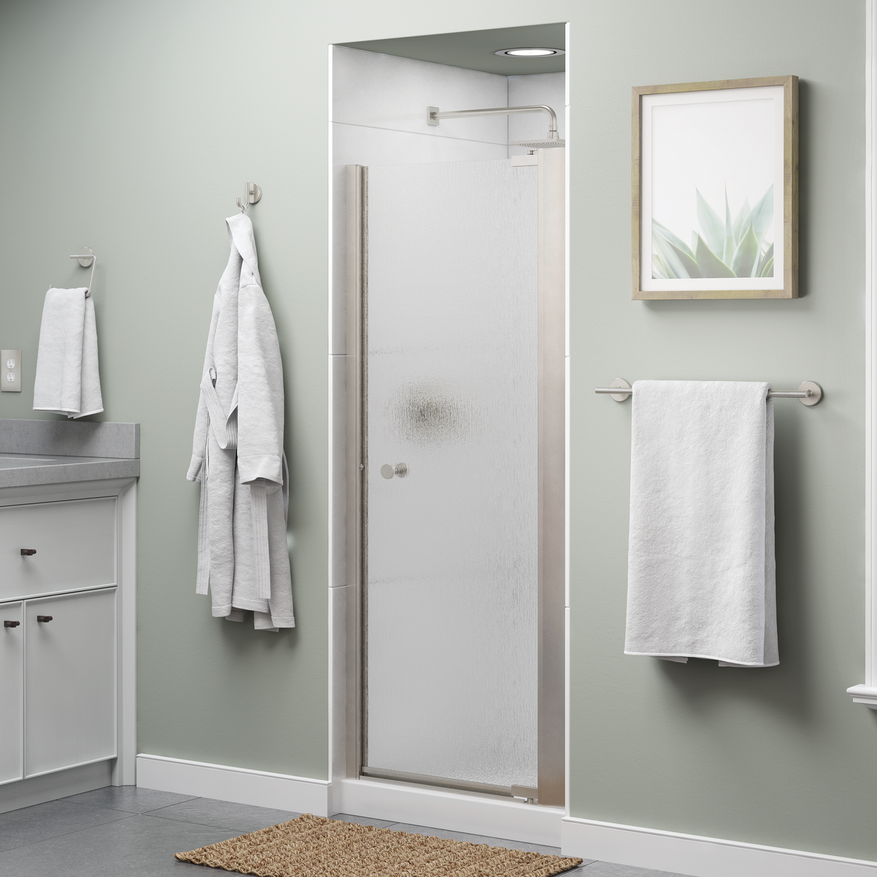 30" Shower / Rain / Nickel