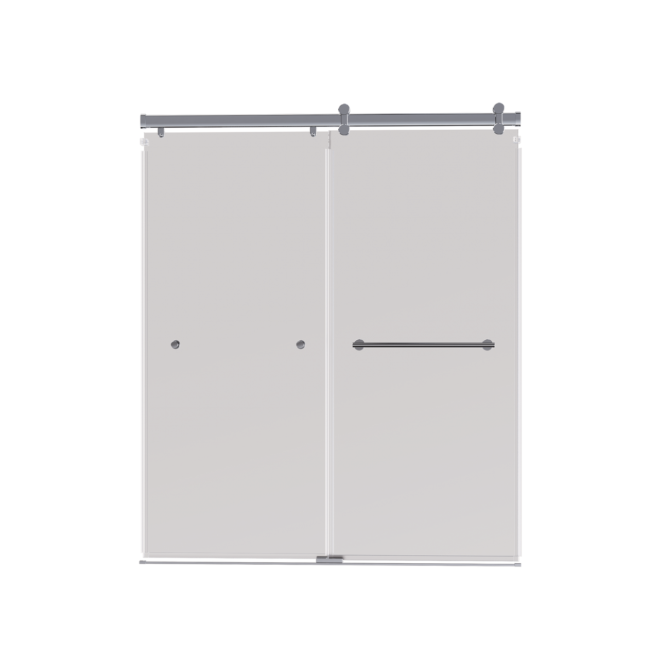 60" Shower / Clear / Chrome