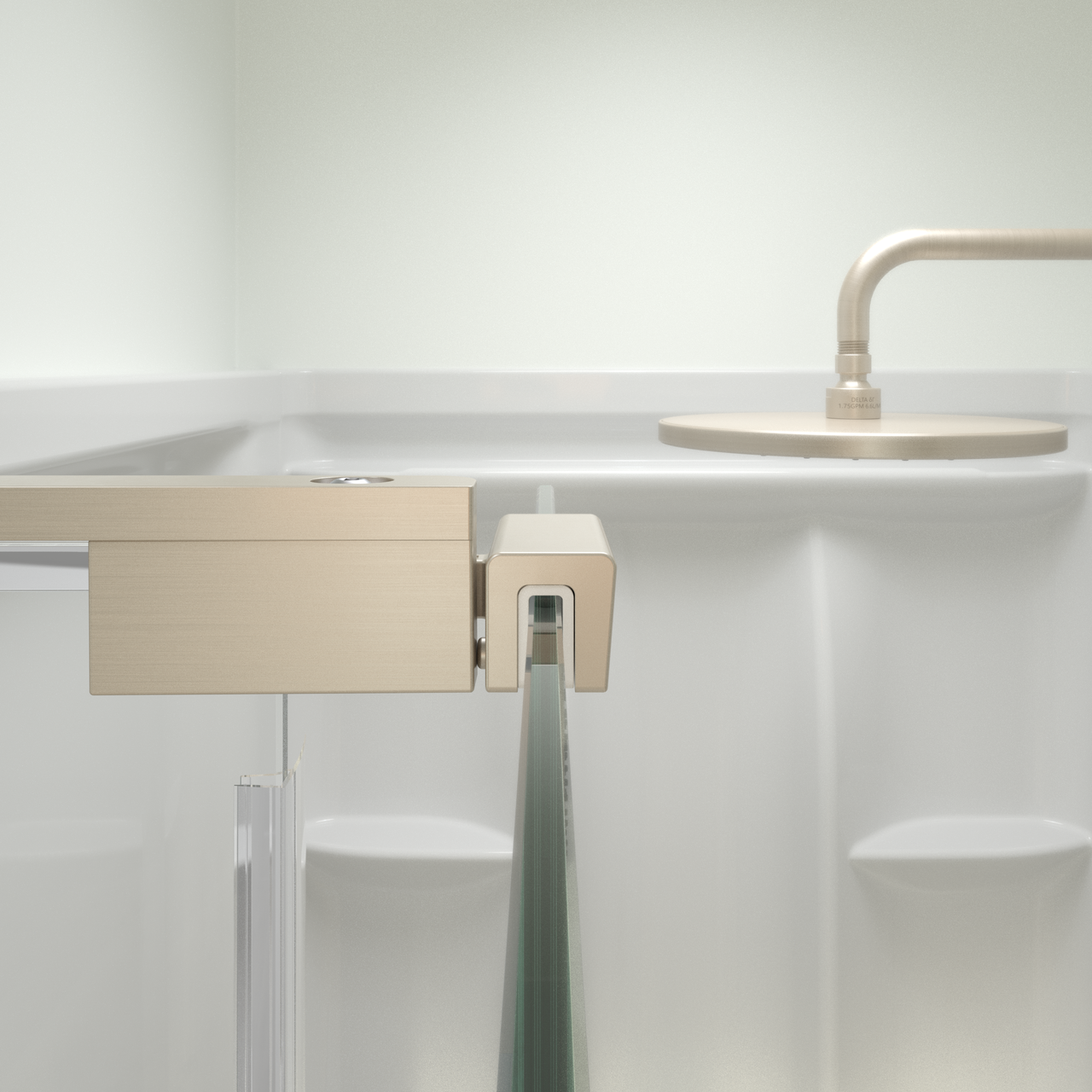 36" Shower / Clear / Brushed Nickel (Shower Door)