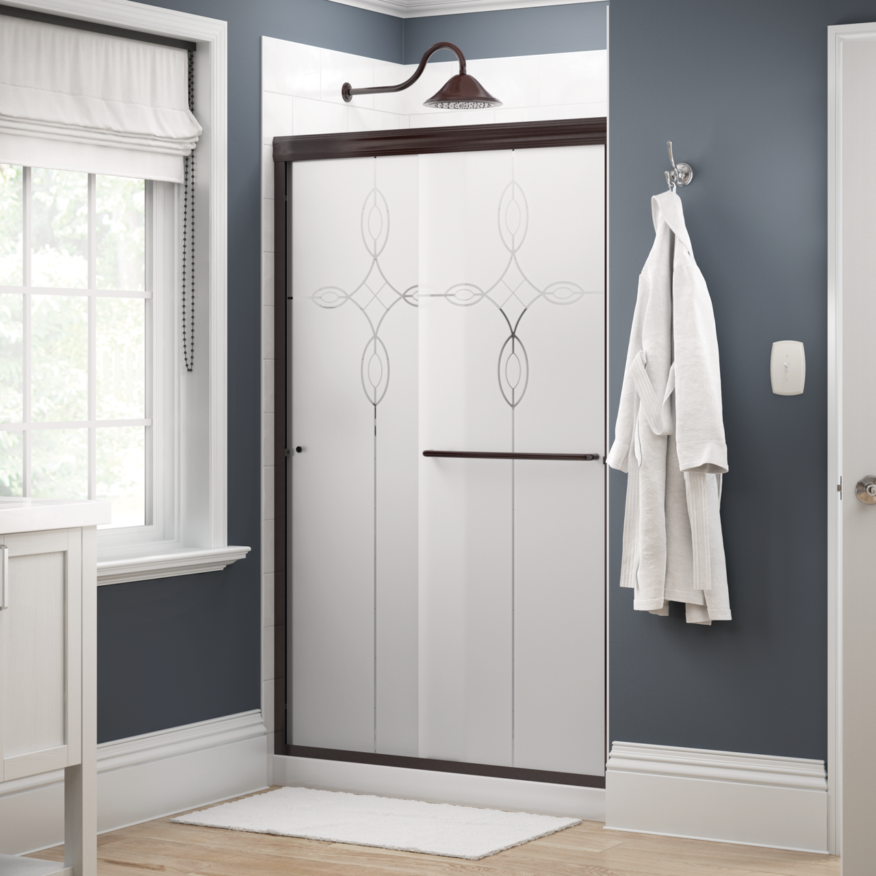 48" Shower / Tranquility / Bronze