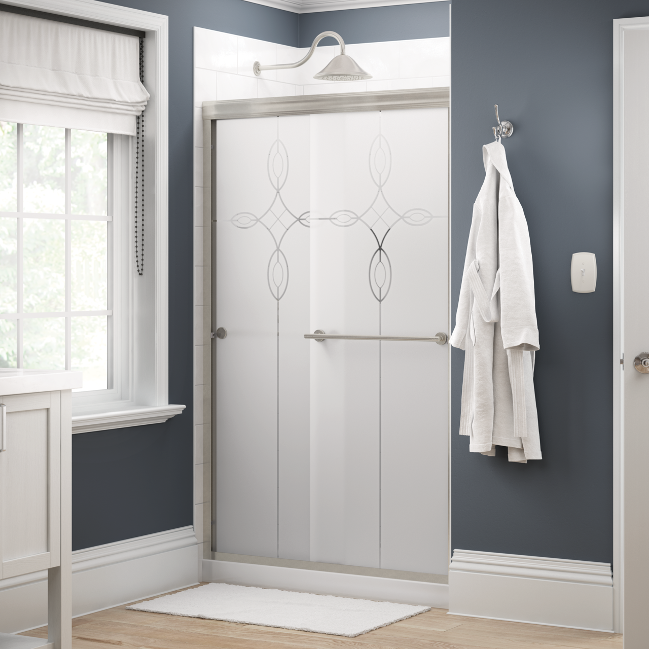 48" Shower / Tranquility / Nickel