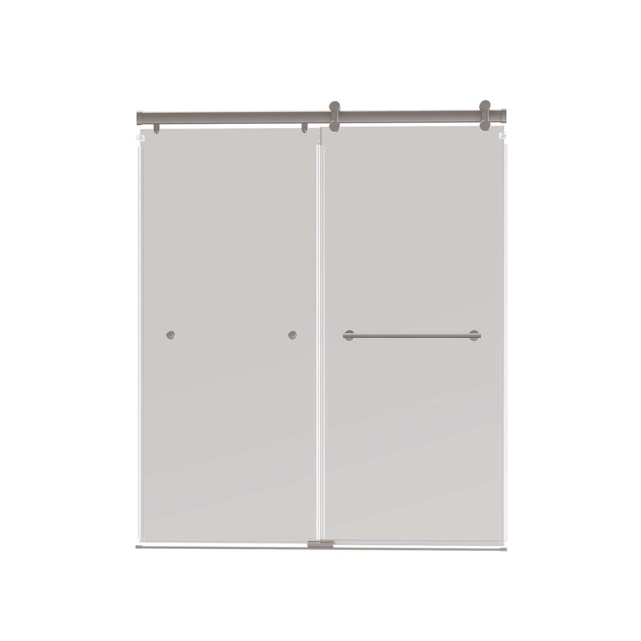 60" Shower / Clear / Brushed Nickel (Shower Door)