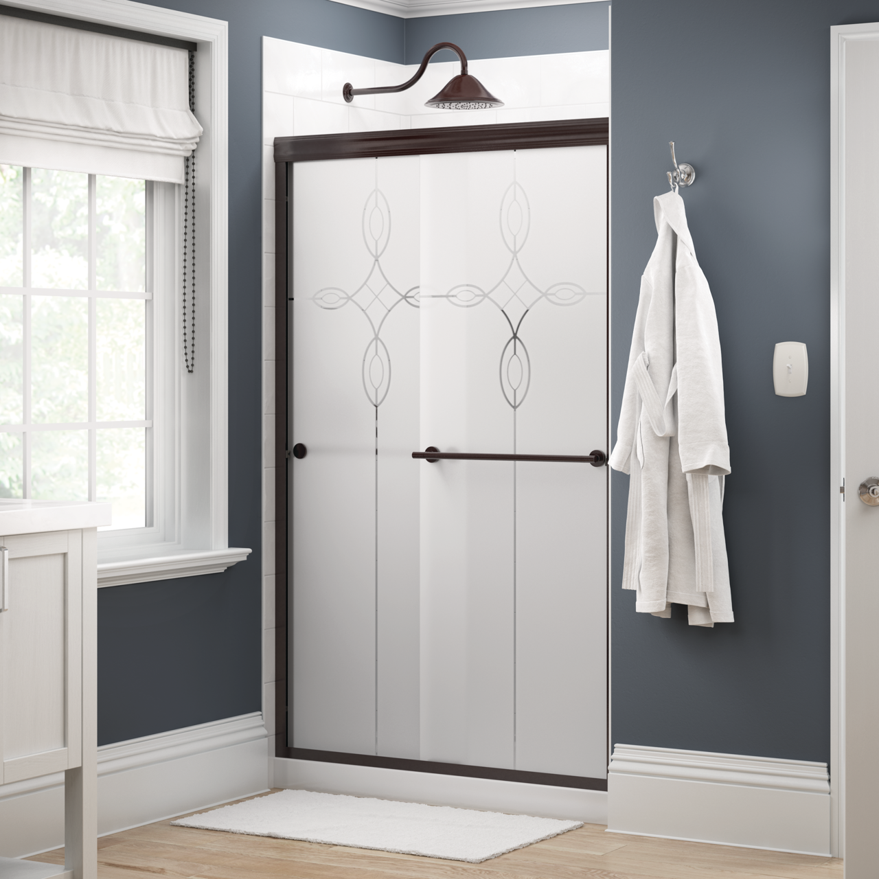 48" Shower / Tranquility / Bronze