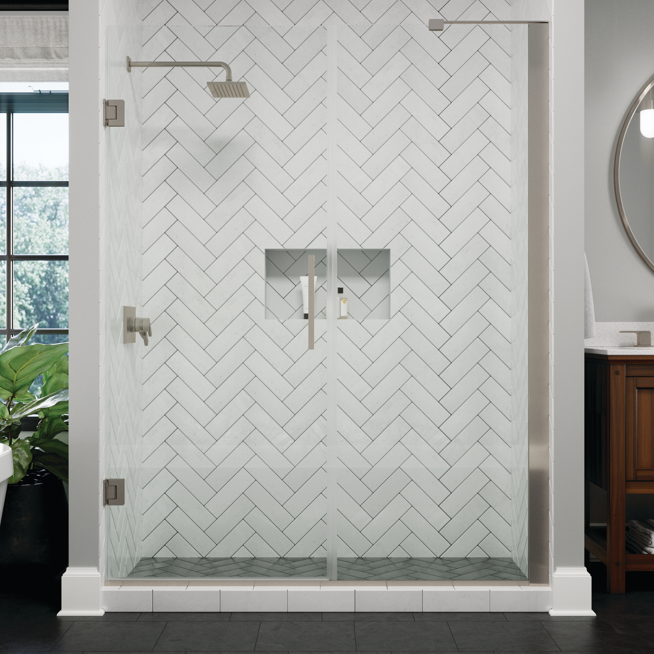 Bridger 8mm Shower Door Hardware Kit