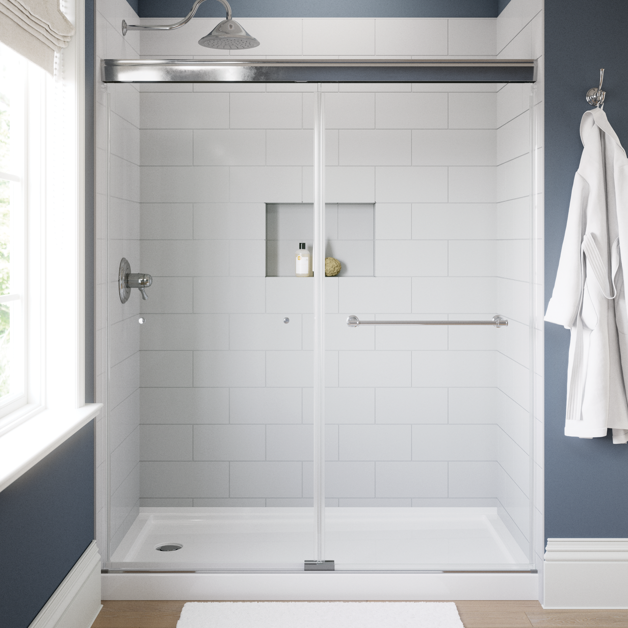 60" Shower/Tub / N/A / Chrome