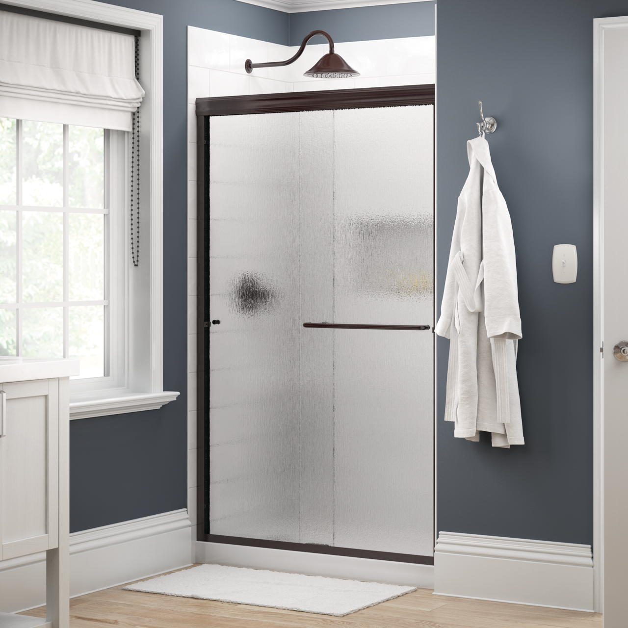 48" Shower / Rain / Bronze