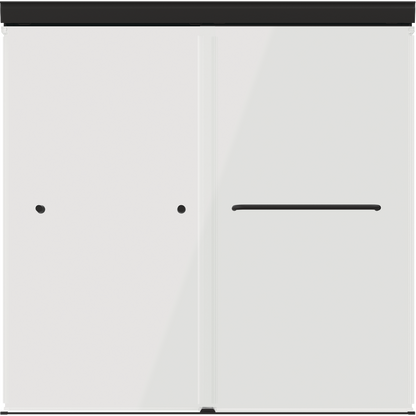 60" Bathtub / Clear / Matte Black