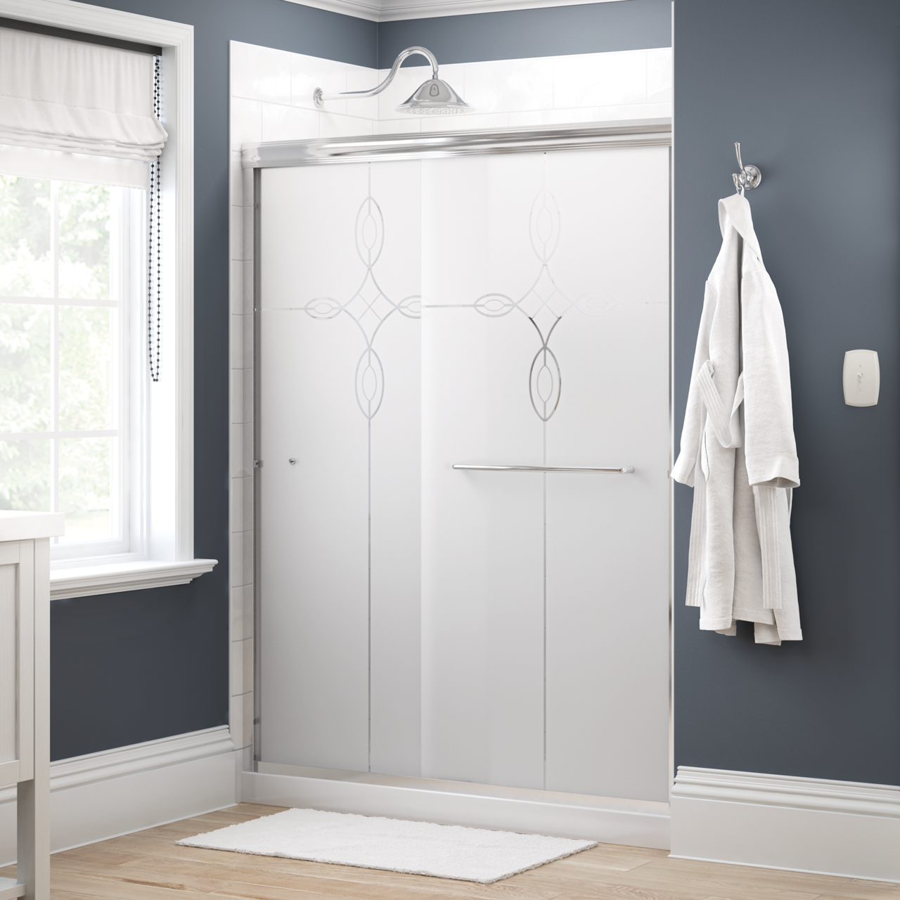 60" Shower / Tranquility / Chrome