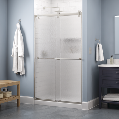 Contemporary 6mm Shower Door with Crestfield Handle