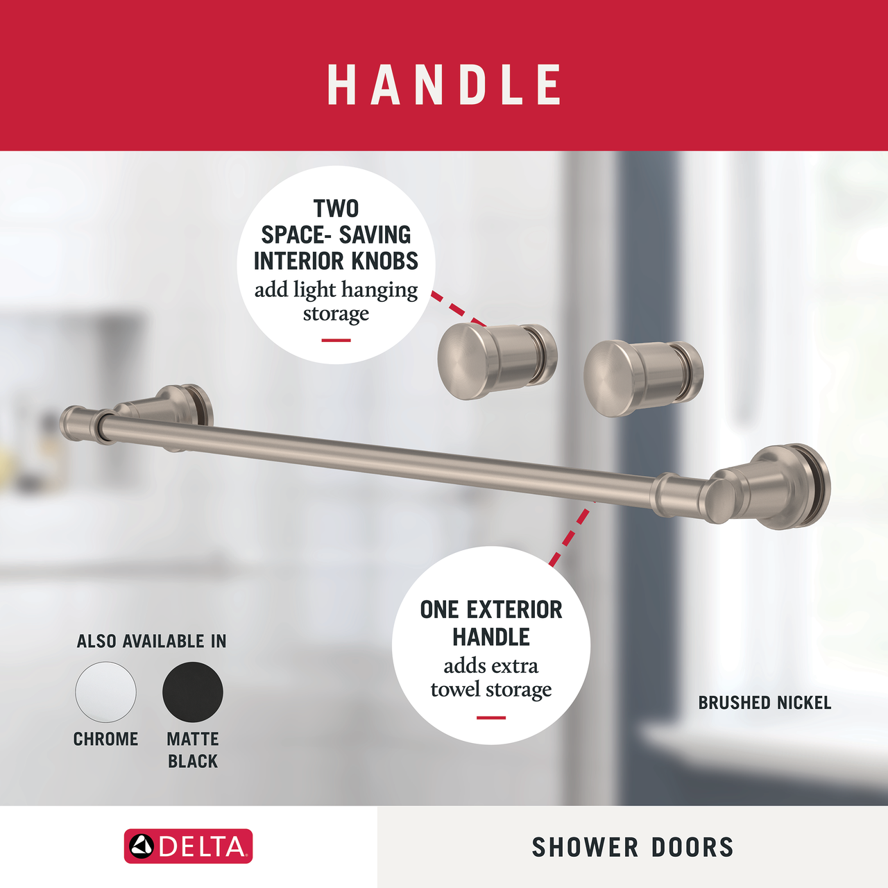 60" Shower/Tub / N/A / Brushed Nickel (Shower Door)
