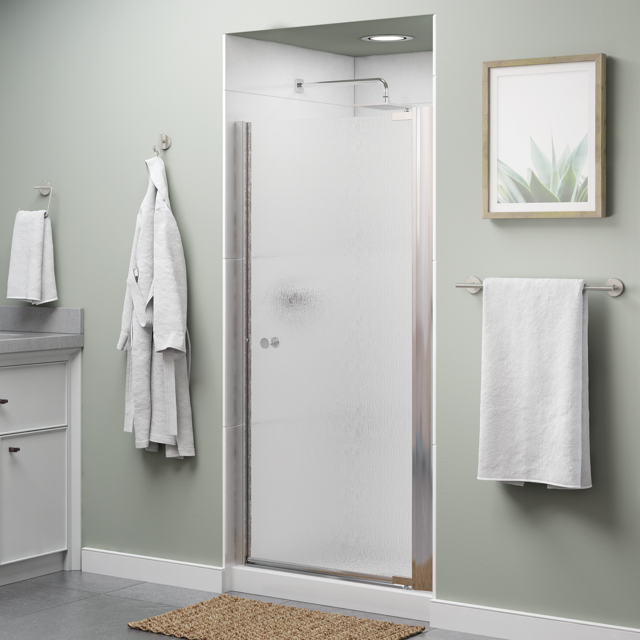 36" Shower / Rain / Chrome