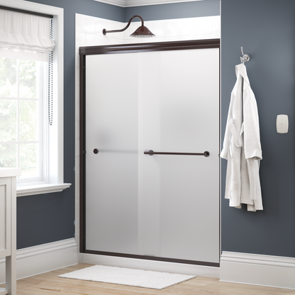 Traditional 6mm Shower Door with Crestfield Handle