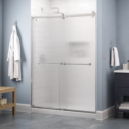 Contemporary 6mm Shower Door with Lyndall Handle