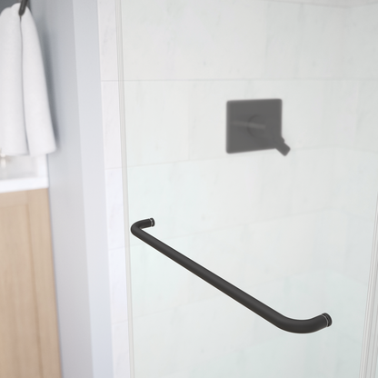 60" Bathtub / Clear / Matte Black