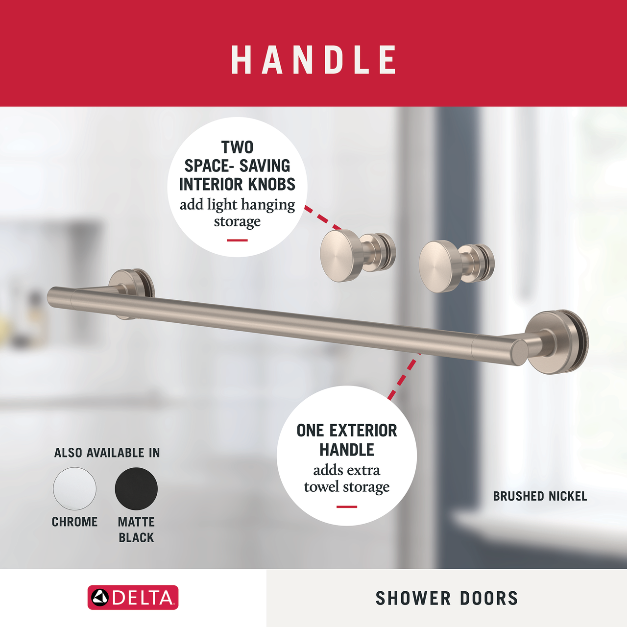 60" Bathtub / Clear / Brushed Nickel (Shower Door)