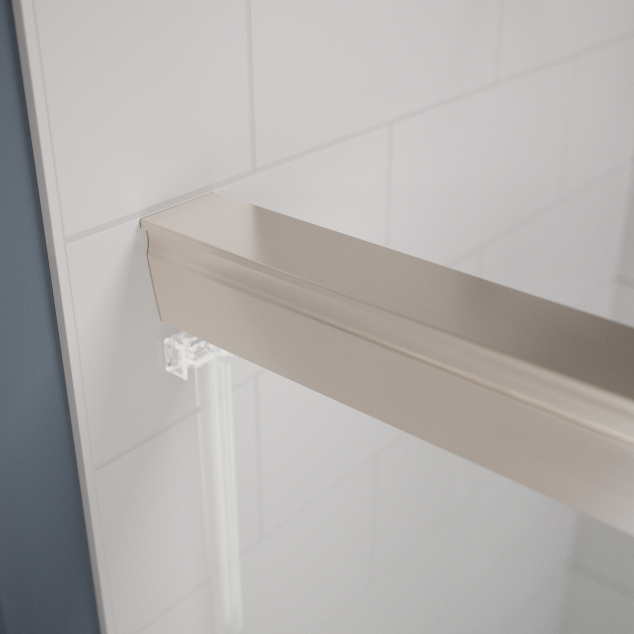 60" Bathtub / Privacy / Brushed Nickel (Shower Door)