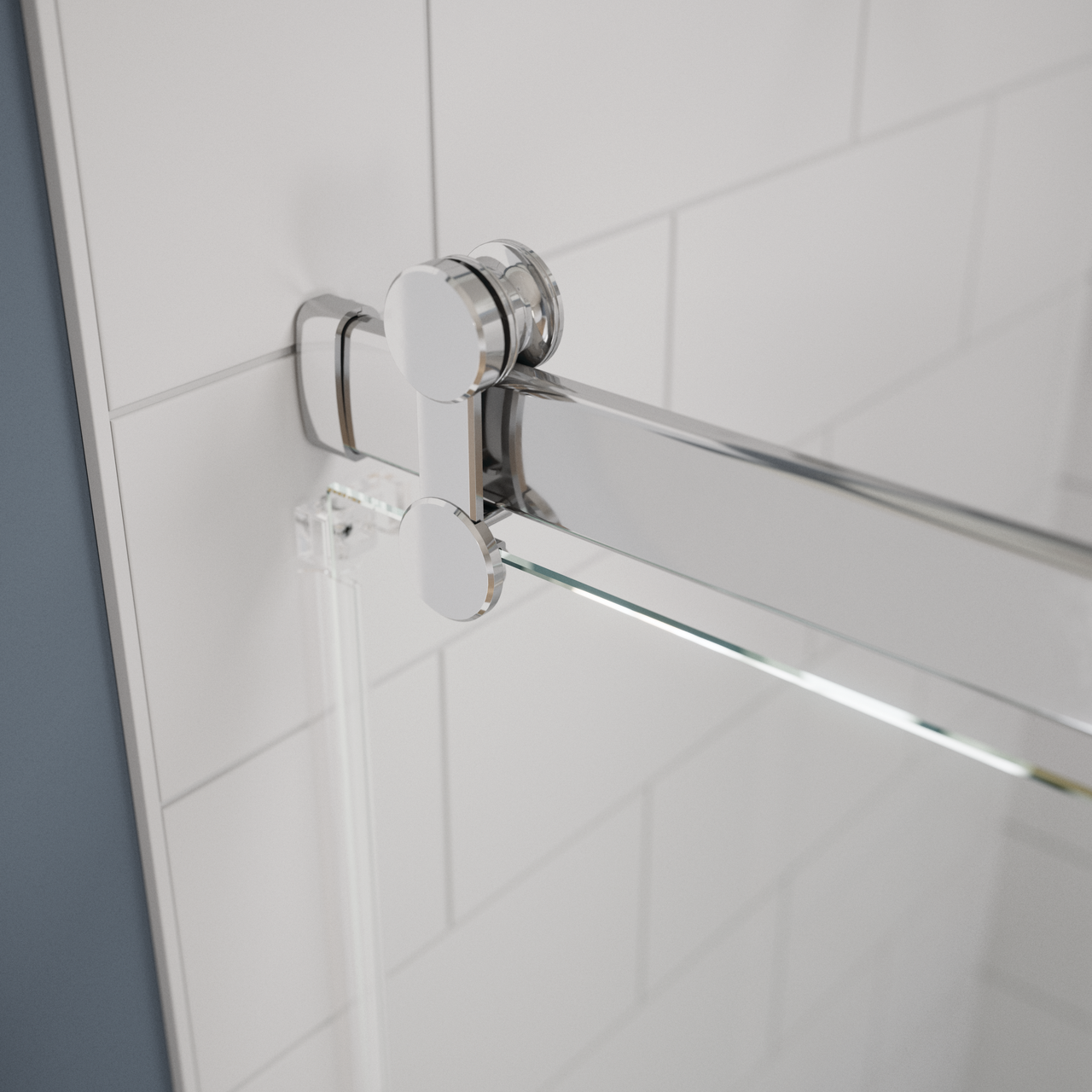 60" Bathtub / Clear / Chrome