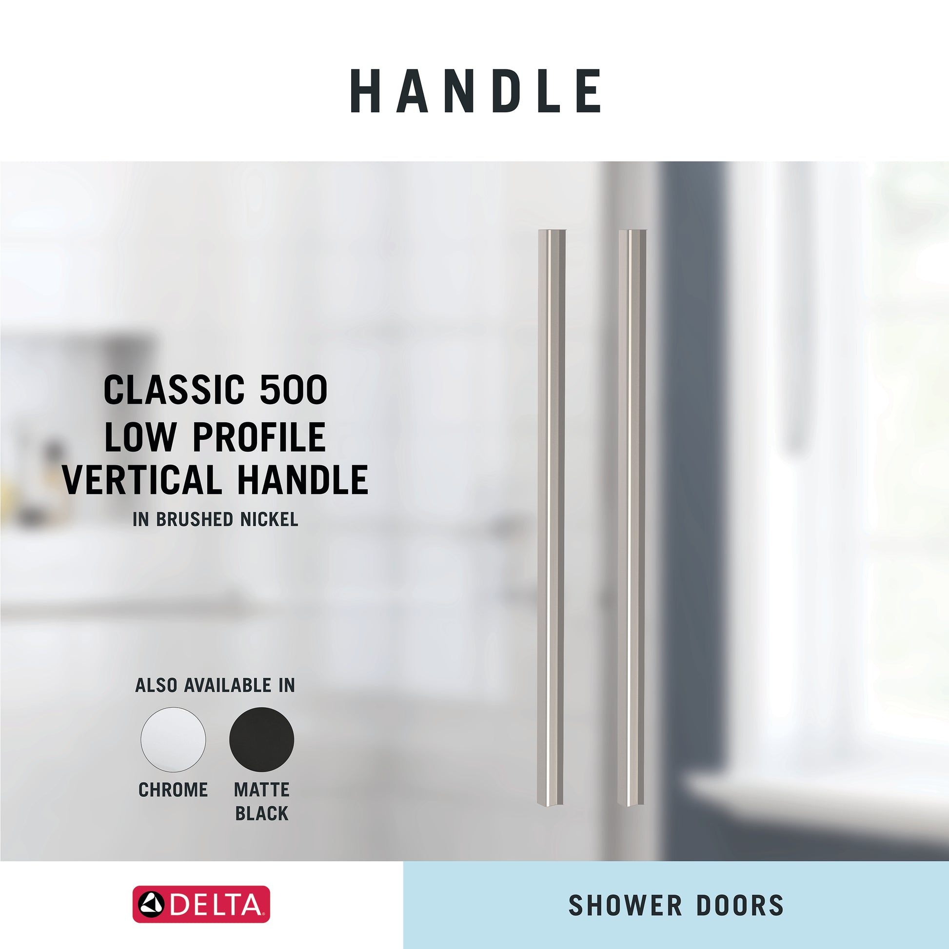 48" Shower / Clear / Shower Door Brushed Nickel