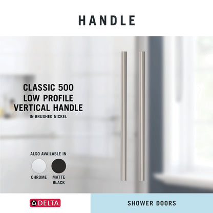 60" Bathtub / Clear / Shower Door Brushed Nickel