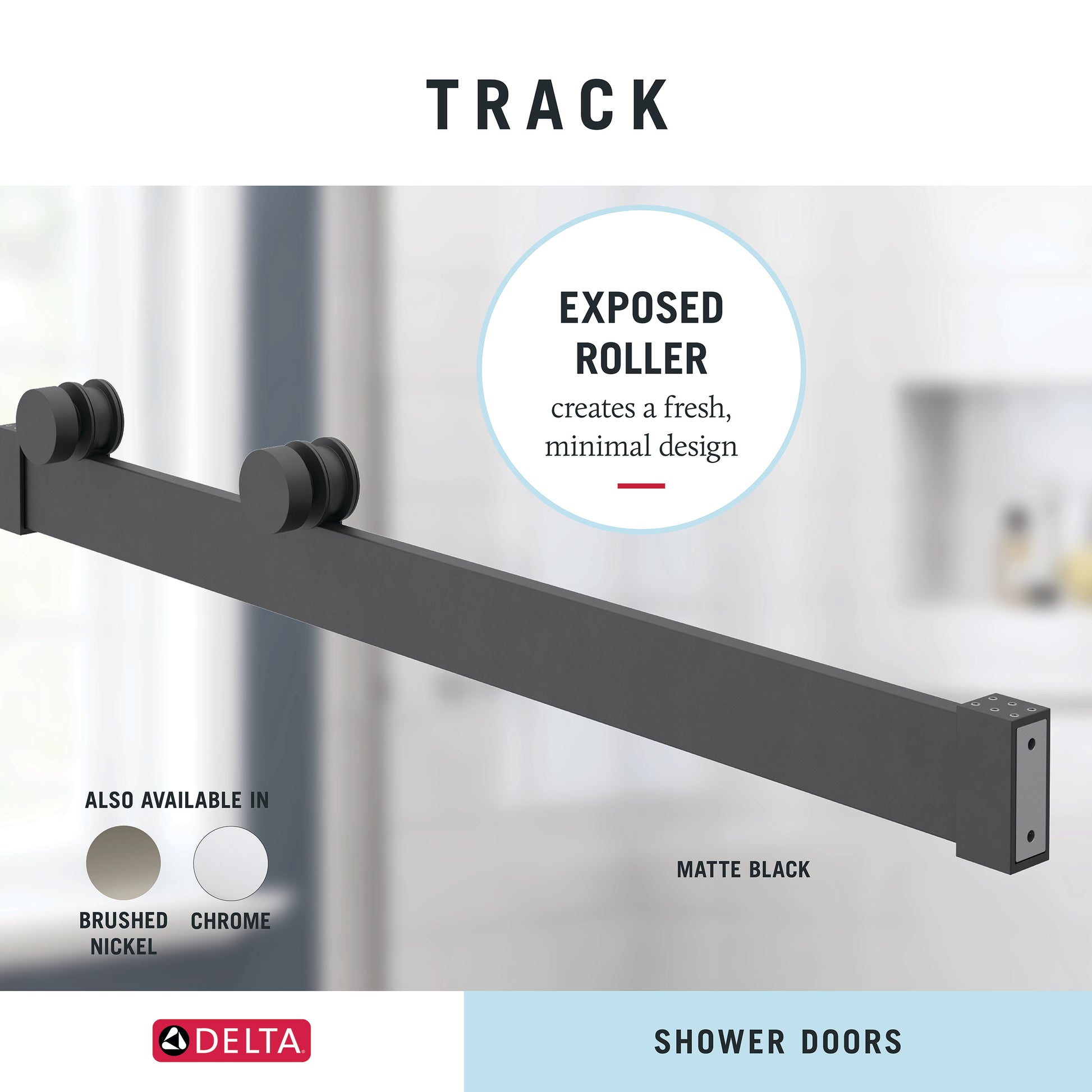 60" Bathtub / Clear / Matte Black
