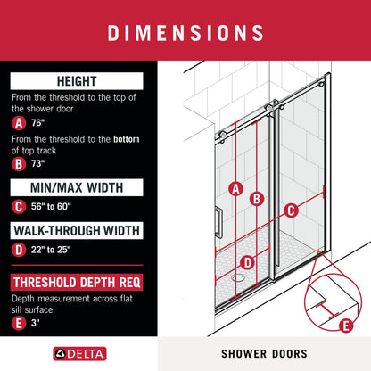 Callidora 8mm Shower Door