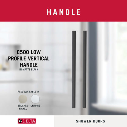 60" Bathtub / Clear / Matte Black