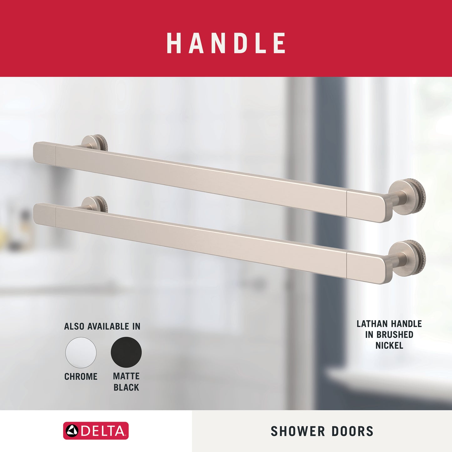 48" Shower / Clear / Brushed Nickel (Shower Door)