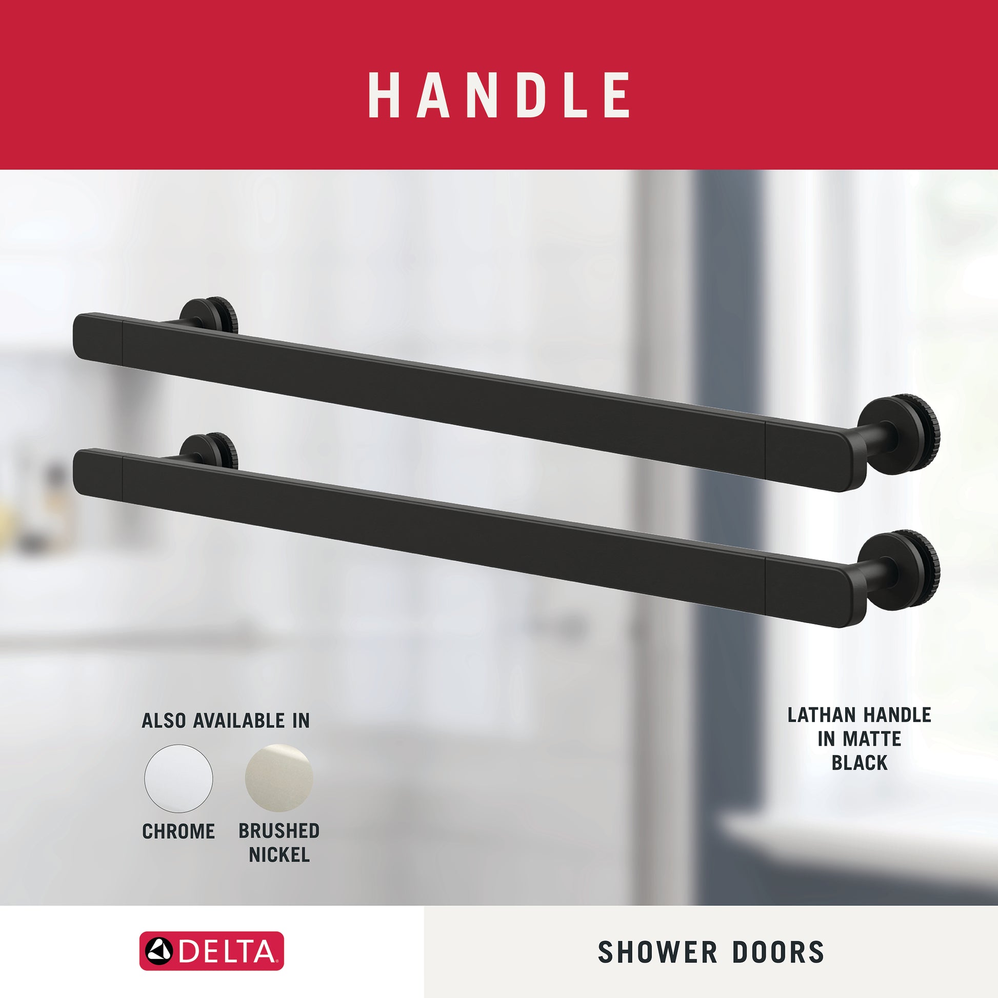 60" Shower / Clear / Matte Black