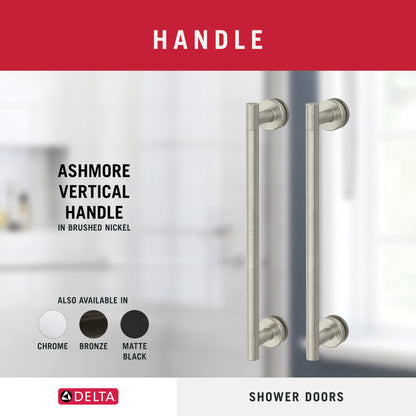 60" Bathtub / Clear / Shower Door Brushed Nickel