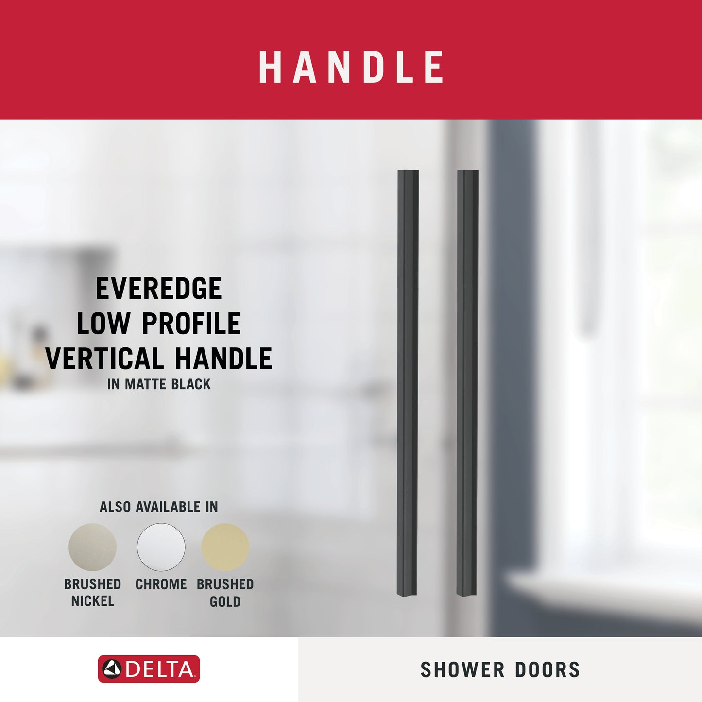 60" Shower / Clear / Matte Black